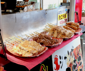 屋台　串焼き