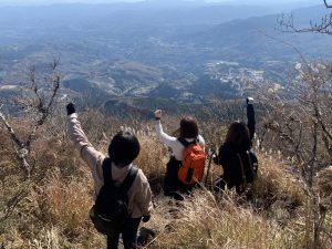 鶴見岳からの景色の写真