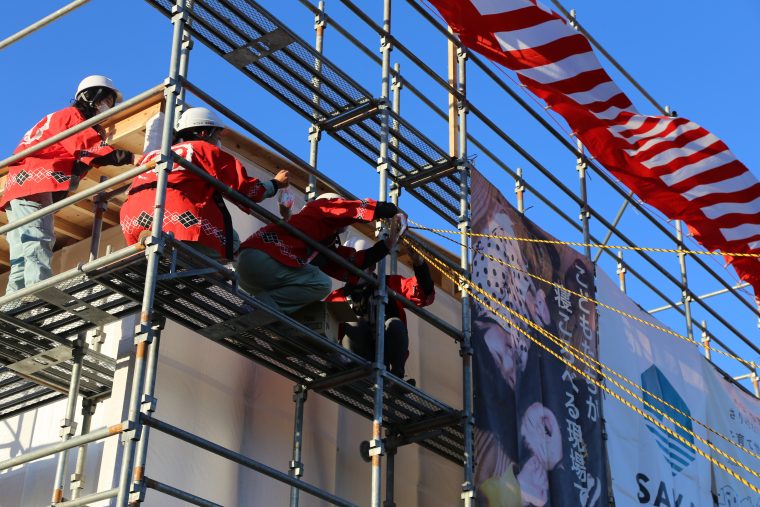 サラダスタッフ｜SAKAIのお餅まき♪｜大分の注文住宅工務店サラダホームスタッフブログ