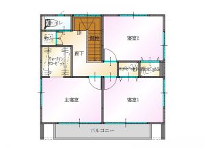 大分市中戸次新築建売間取り2F｜大分の注文住宅工務店サラダホームスタッフブログ