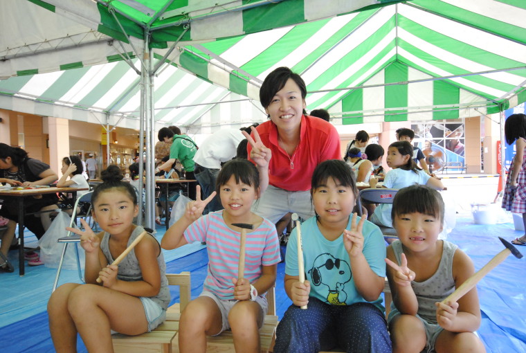 ちびっこ工務店・夏休み工作教室開催☆